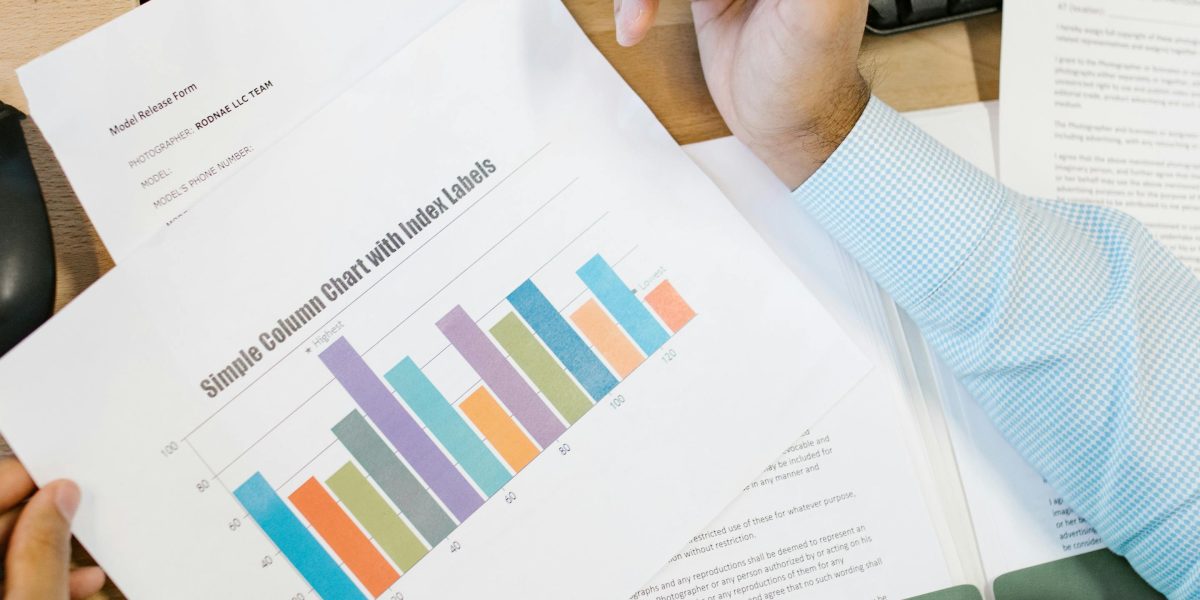An investor confidently reviews a report showing strong rental yields and capital appreciation.