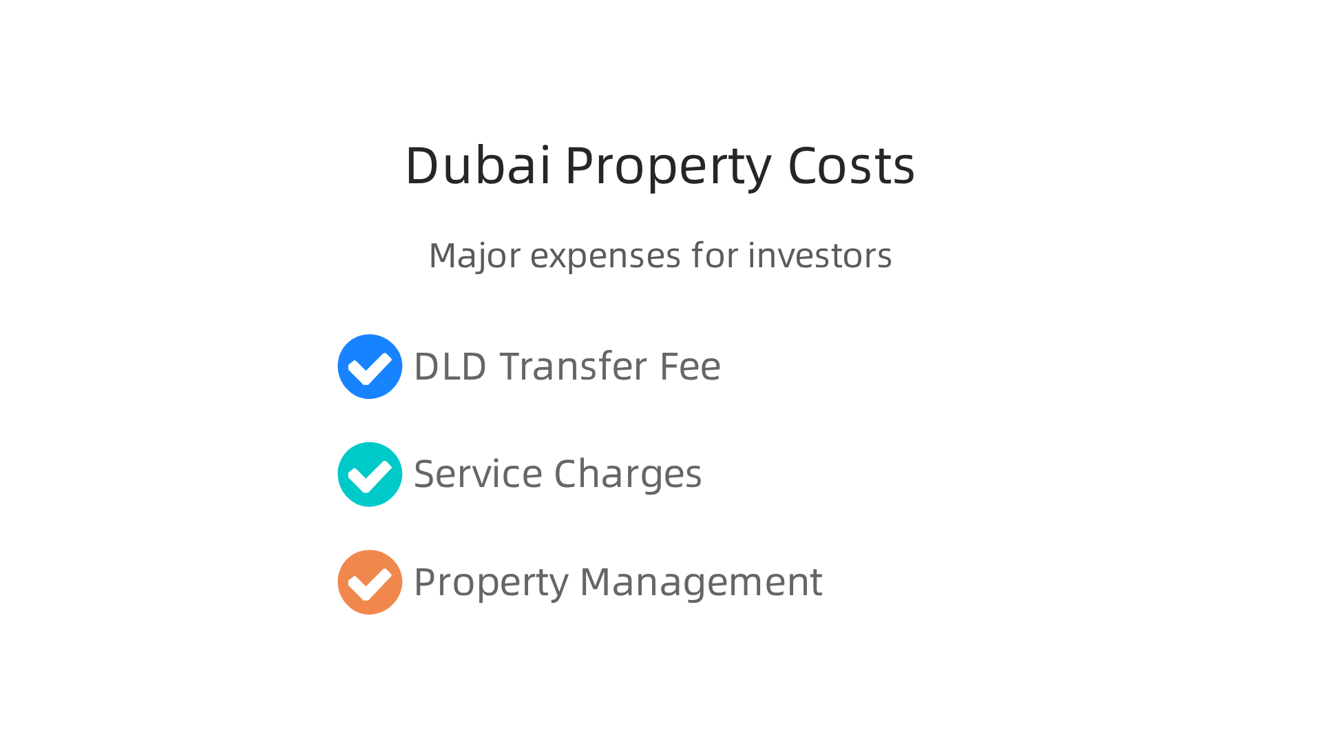 Understanding the main expenses involved for property owners in Dubai, impacting net returns.