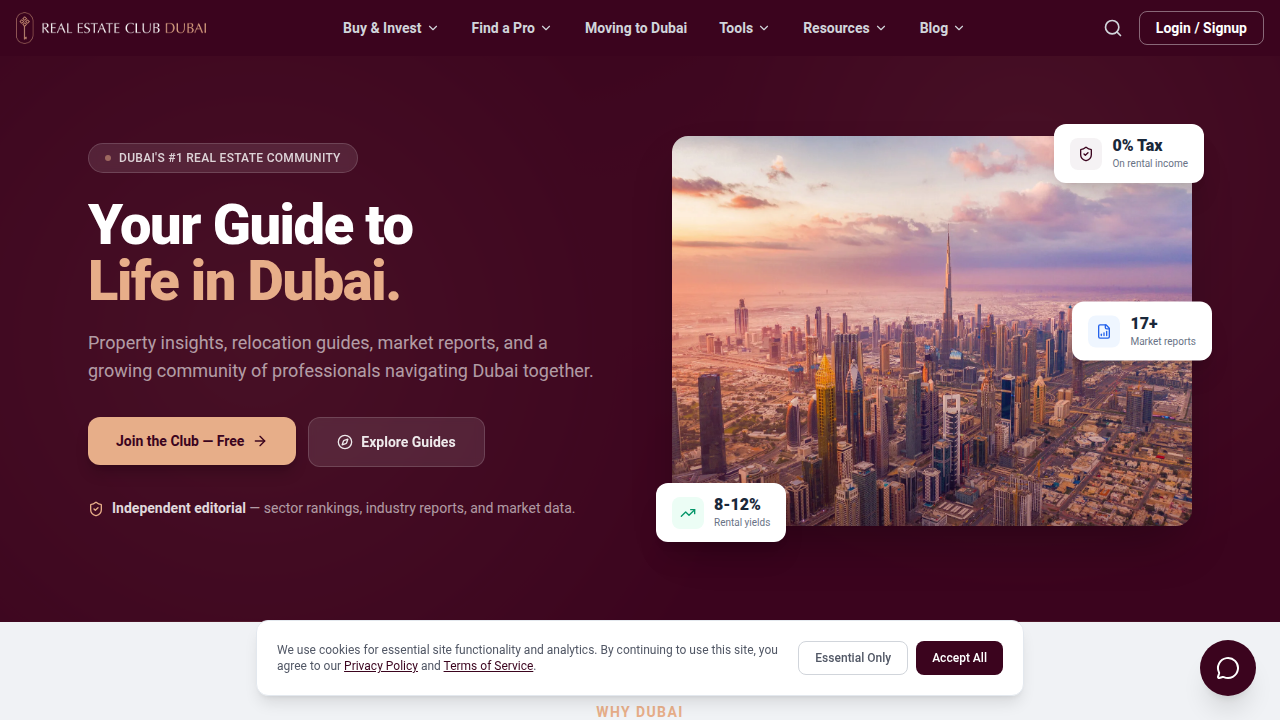 Visit Real Estate Club Dubai for comparisons and insights on off-plan vs. ready properties.