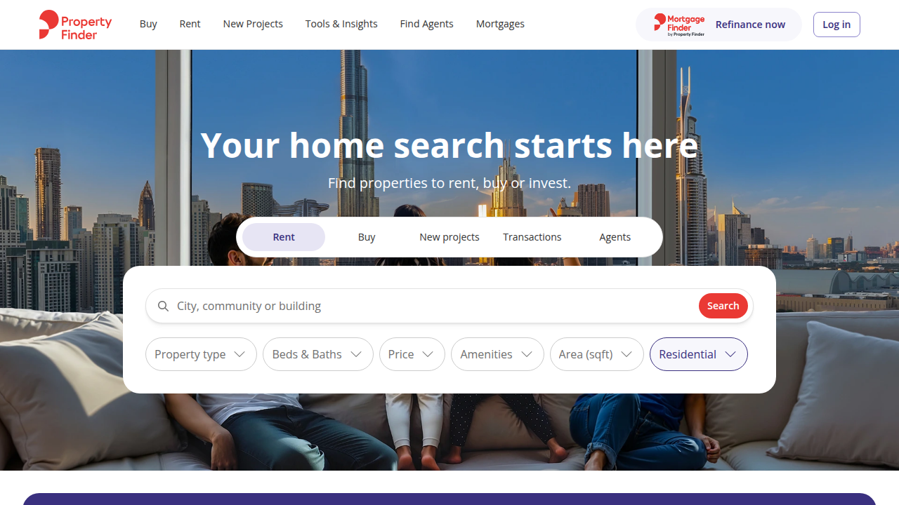 Explore Property Finder, a popular platform for discovering real estate opportunities and broker reviews in Dubai.